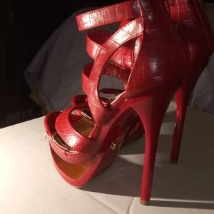 Red 3"  heels